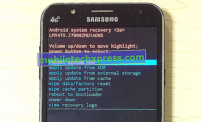 Hvordan fikse Samsung Galaxy S9 + fast på Verizon Logo