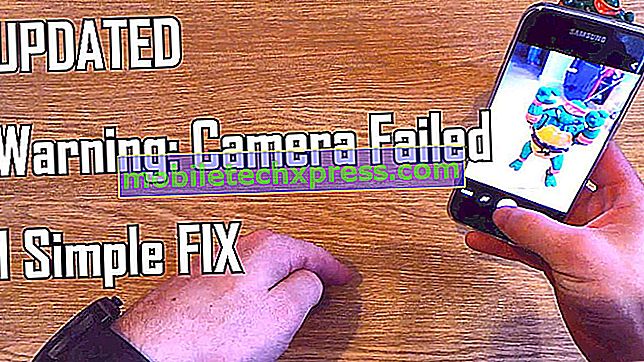 Fix Samsung Galaxy S7 "Upozornenie: Vyskytla sa chyba služby.  Reštartujte fotoaparát "