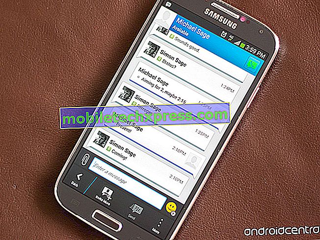 Galaxy Poznámka 5: Chybové hlásenie "Žiadosť o kontaktovanie nereaguje", iné problémy s aplikáciami