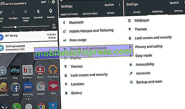 Galaxy Note 5 får ikke app notifikationer, andre problemer