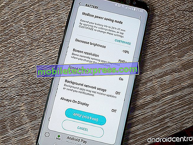 Galaxy S8 dårlig batteri ydeevne: hurtig batteridrift problem efter Android opdatering