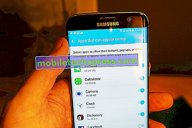 El Galaxy S7 sigue mostrando un error de 'superposición de pantalla detectada', otros problemas