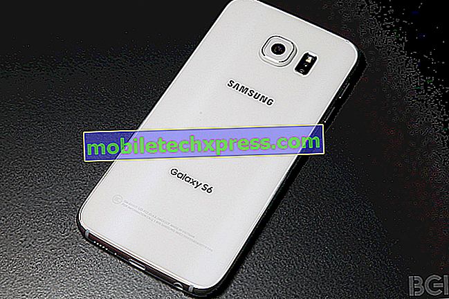 Samsung Galaxy S6 Edge udsender / sender beskeder med en iPhone