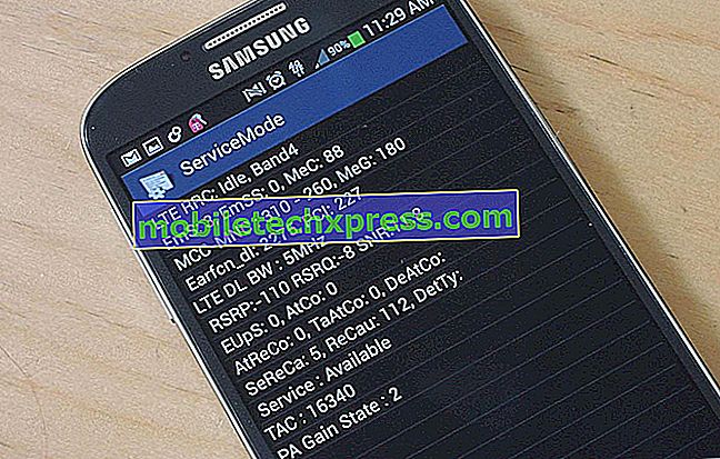Odstraňování problémů V telefonu Samsung Galaxy Note 4 nelze nalézt problém